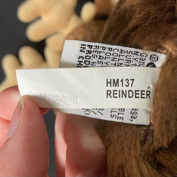 ⭐️ Almost Vintage 2007 Ganz Webkinz Reindeer Plush No Code - Picture 12 of 15
